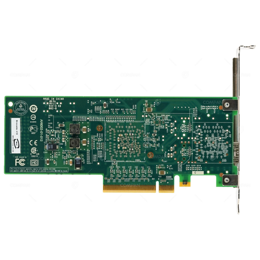 80-1002223-02 BROCADE 415 PCIE SINGLE PORT 4G SFP FIBRE CHANNEL HOST BUS ADAPTER